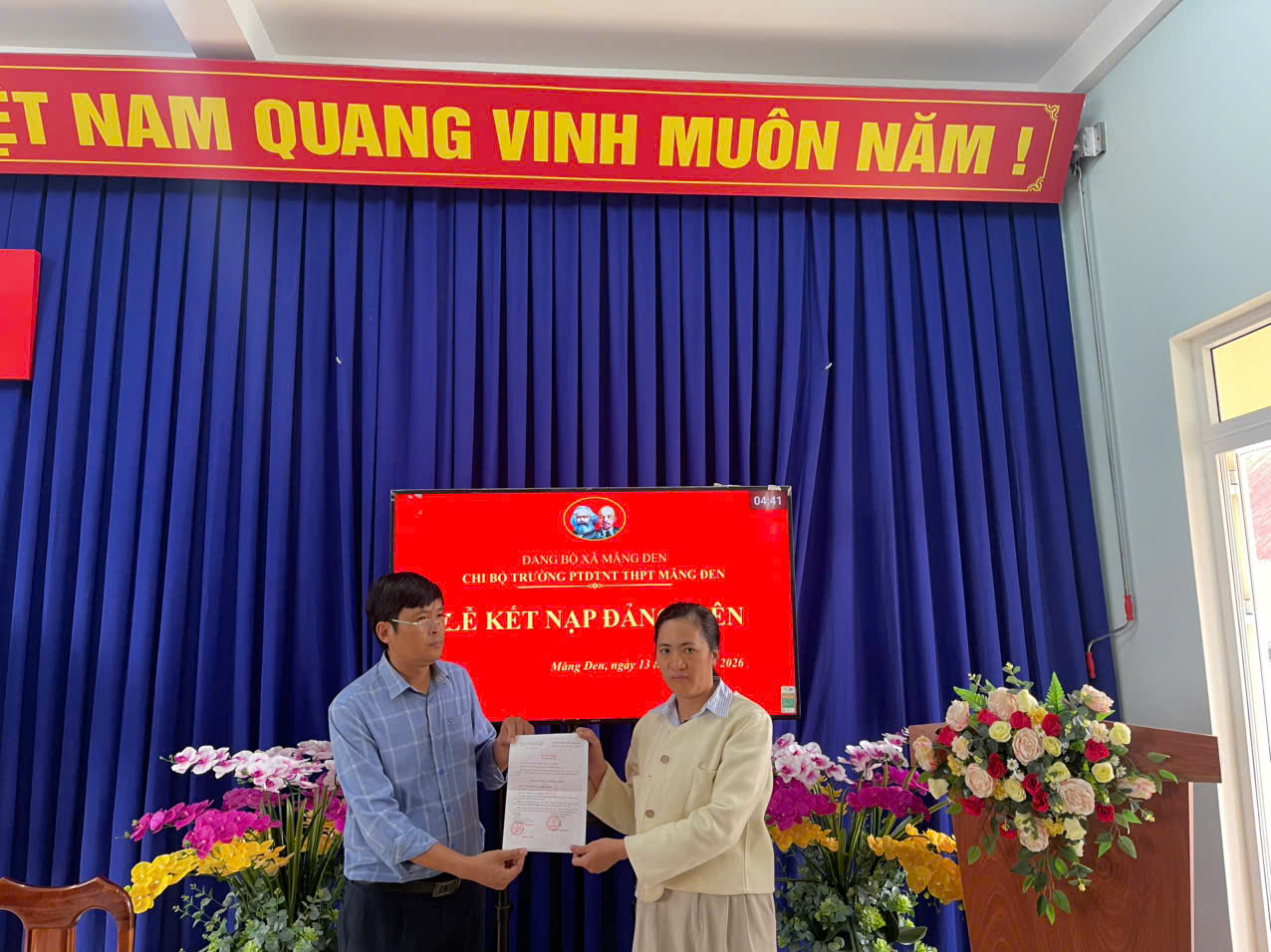 KẾT NẠP ĐẢNG VIÊN MỚI 2025-2026. ĐINH THỊ DIỆU